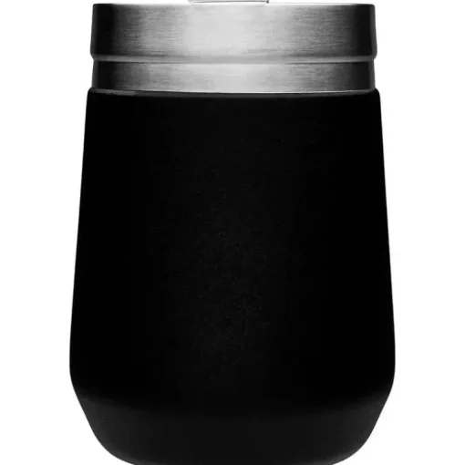 Stanley - copo de vinho GO diário de 10 onças, preto fosco
