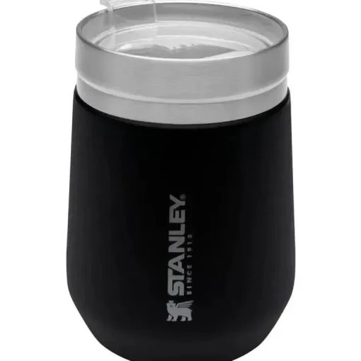 Stanley - copo de vinho GO diário de 10 onças, preto fosco