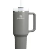 Stanley - Copo isolado a vácuo de aço inoxidável Quencher H2.0 FlowState de 40 onças, pedra