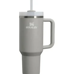 Stanley - Copo isolado a vácuo de aço inoxidável Quencher H2.0 FlowState de 40 onças, cinza