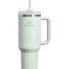 Stanley - Copo isolado a vácuo de aço inoxidável Quencher H2.0 FlowState de 40 onças, névoa