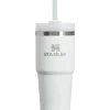 Stanley - Copo isolado a vácuo de aço inoxidável Quencher H2.0 FlowState de 14 onças, Frost