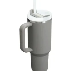 Stanley - Copo isolado a vácuo de aço inoxidável Quencher H2.0 FlowState de 40 onças, pedra