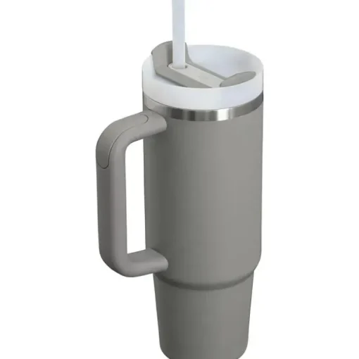 Stanley - Copo isolado a vácuo de aço inoxidável Quencher H2.0 FlowState de 30 onças, pedra