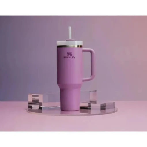 Stanley - Copo isolado a vácuo de aço inoxidável Quencher H2.0 FlowState de 40 onças, lilás