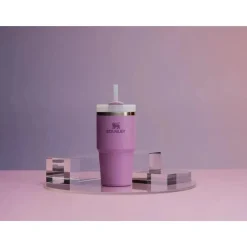 Stanley - Copo isolado a vácuo de aço inoxidável Quencher H2.0 FlowState de 20 onças, lilás
