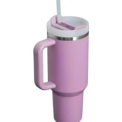 Stanley - Copo isolado a vácuo de aço inoxidável Quencher H2.0 FlowState de 40 onças, lilás