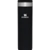 Stanley - garrafa de trânsito AeroLight de aço inoxidável de 20 onças, preta