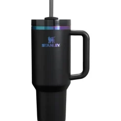 STANLEY - Quencher H2.0 Tumbler with Handle and Straw 40 Oz, Black Chrome