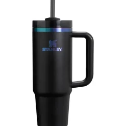 STANLEY - Quencher H2.0 Tumbler with Handle and Straw 30 Oz, Black Chrome