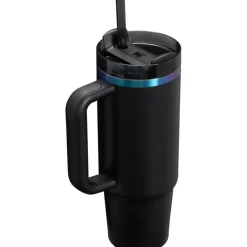 STANLEY - Quencher H2.0 Tumbler with Handle and Straw 30 Oz, Black Chrome