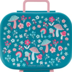 Stephen Joseph - Bento Box With Removable Tray Mushroom