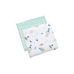Stephen Joseph - Conjunto de manta de musselina espacial 2Pk