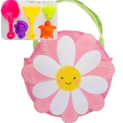 Stephen Joseph - Conjunto de sacolas de praia e brinquedos de areia, flor
