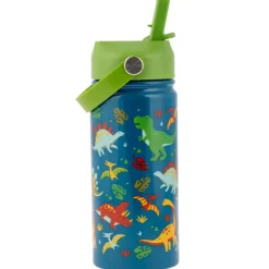 Stephen Joseph - Insulated Stainless Steel Bottle With Handle Dino