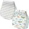 Stephen Joseph - pano de arroto de musselina 2Pk, Dino