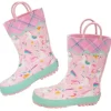 Stephen Joseph - Rainboots à prova d'água para crianças, unicórnio rosa