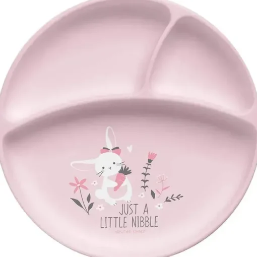 Stephen Joseph 100% silicone placas de sucção para bebês, coelho
