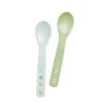 Stephen Joseph 100% silicone colheres de bebê Dino verde