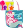 Stephen Joseph - Totes de praia e conjunto de brinquedos de areia, sereia