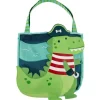 Stephen Joseph - Totes de praia e conjunto de brinquedos de areia, Dino Pirate
