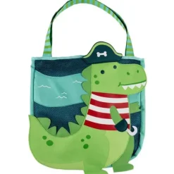 Stephen Joseph - Totes de praia e conjunto de brinquedos de areia, Dino Pirate