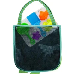 Stephen Joseph - Totes de praia e conjunto de brinquedos de areia, Dino Pirate