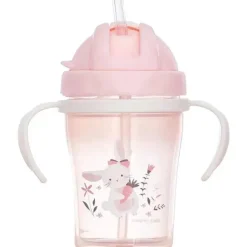Stephen Joseph Sippy Cups para crianças com palha, coelho