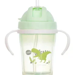 Stephen Joseph Sippy Cups para crianças com palha, Dino