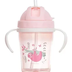 Stephen Joseph Sippy Cups para crianças com palha, preguiça
