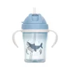 Stephen Joseph Sippy Cups para crianças com palha, tubarão