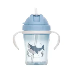 Stephen Joseph Sippy Cups para crianças com palha, tubarão