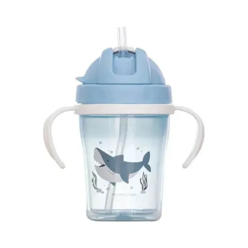 Stephen Joseph Sippy Cups para crianças com palha, tubarão