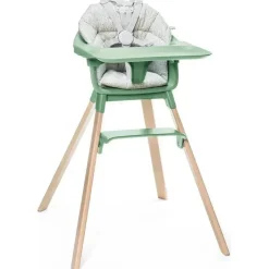 Stokke - Almofada Clikk para cadeira alta Clikk Baby, granulado cinza