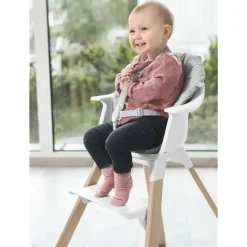 Stokke - Almofada Clikk para cadeira alta Clikk Baby, granulado cinza