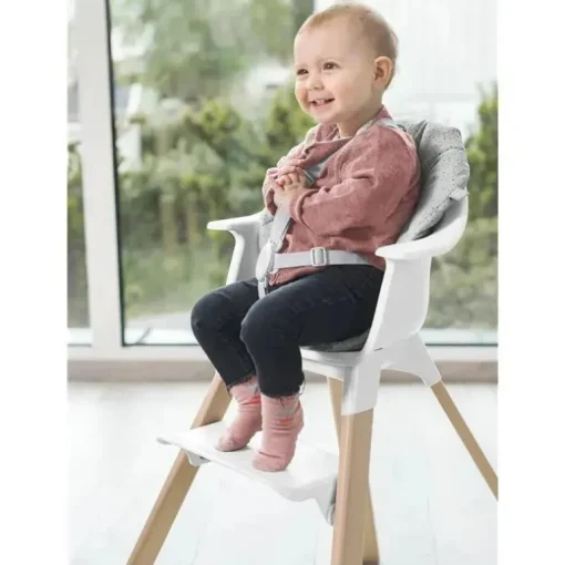 Stokke - Almofada Clikk para cadeira alta Clikk Baby, granulado cinza