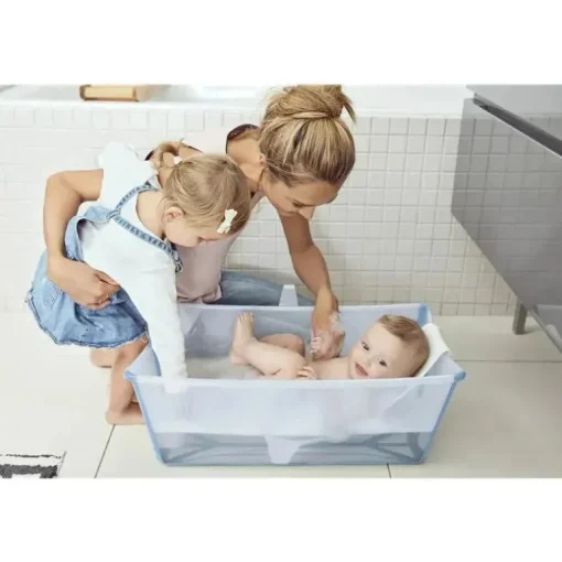 Stokke - Banheira Flexi Extra Grande, Azul Oceano