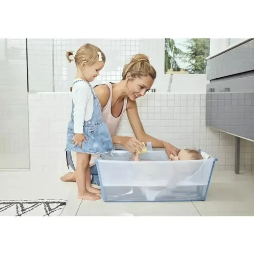 Stokke - Banheira Flexi Extra Grande, Azul Oceano