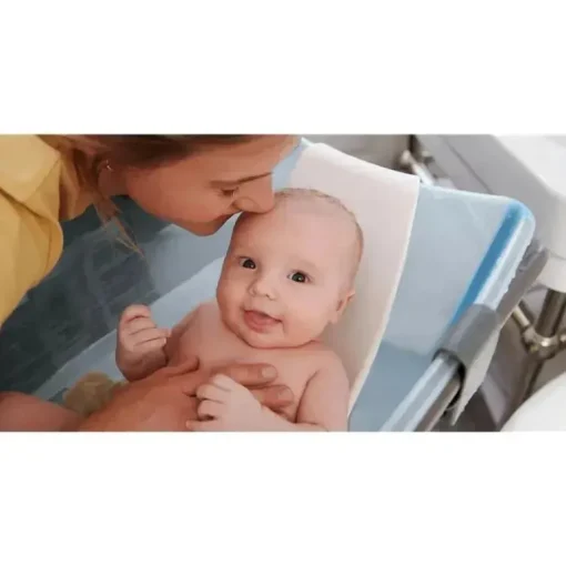 Stokke® - Banho Flexi® | Conjunto de banheira dobrável para bebê, azul oceano
