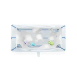 Stokke® - Banho Flexi® | Conjunto de banheira dobrável para bebê, azul oceano