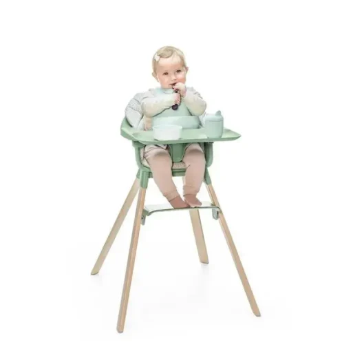 Stokke - Cadeira alta Clikk, verde trevo