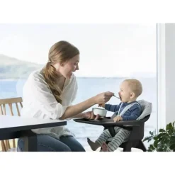 Stokke - Clikk Cadeira Alta, Preto Natural