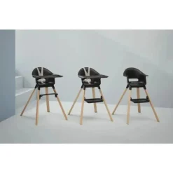 Stokke - Clikk Cadeira Alta, Preto Natural