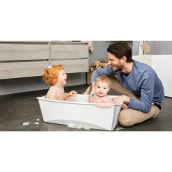 Stokke - Flexi Bath X-Large, Branco Cinza