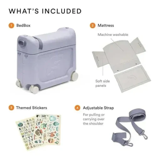 Stokke - Jetkids™ Bedbox™, Hazy Lilac