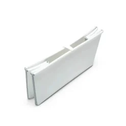 Stokke - Pacote de banho Flexi Banheira dobrável para bebê com suporte para recém-nascido, branco/cinza