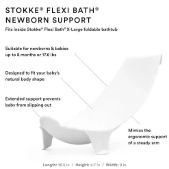 Stokke - Pacote Flexi Banheira Extra Grande, Branco