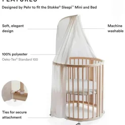 Stokke - Sleepi Canopy de Pehr, cinza