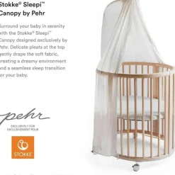 Stokke - Sleepi Canopy de Pehr, cinza