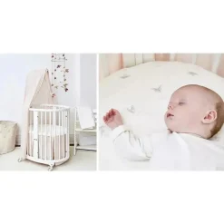 Stokke - Sleepi Mini Lençol 80 Cm, Cegonha